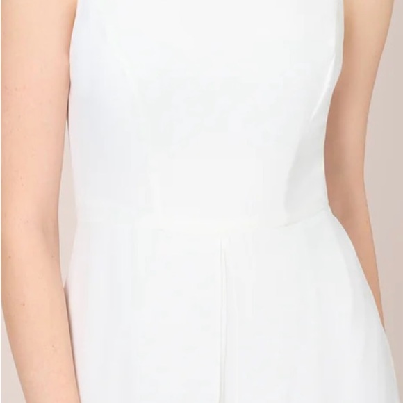 White color block jumpsuit - Picture 3 of 7